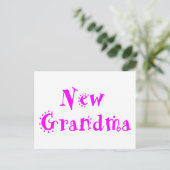 New Grandma Briefkaart (Staand voorkant)