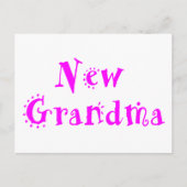 New Grandma Briefkaart (Voorkant)
