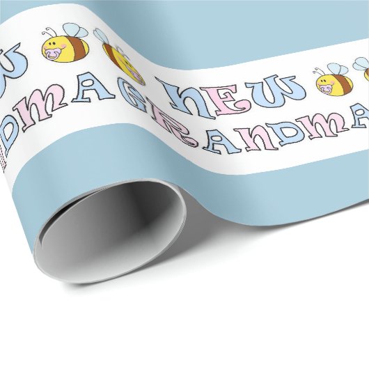 New Grandma Cadeaupapier (Rol Hoek)