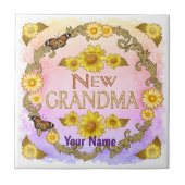 New Grandma custom name Tegeltje (Voorkant)