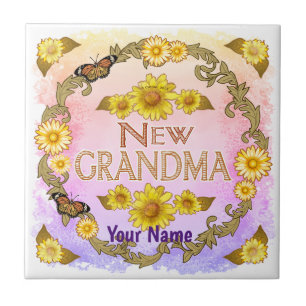 New Grandma custom name Tegeltje