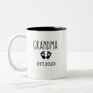 New GrandMa Gift, Zwangerschap Aankondiging, Nieuw Tweekleurige Koffiemok