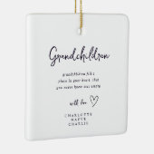 New Grandparents Grandma Grandad Keepsake Ornament (Rechts)