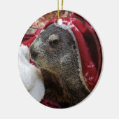 NEW! Groundhog Carrie Christmas Ornamant 2 Keramisch Ornament (Links)