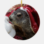 NEW! Groundhog Carrie Christmas Ornamant 2 Keramisch Ornament (Achterkant)