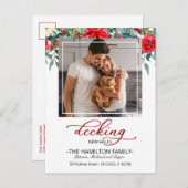 New Halls Moving Announcement Foto deciseren Feestdagenkaart (Voorkant / Achterkant)