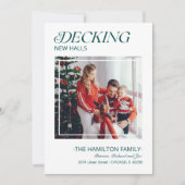 New Halls Moving Announcement Foto deciseren Feestdagenkaart (Voorkant)