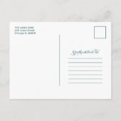 New Halls Moving Announcement Foto deciseren Feestdagenkaart (Achterkant)