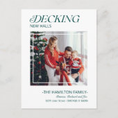 New Halls Moving Announcement Foto deciseren Feestdagenkaart (Voorkant)