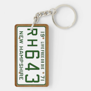New Hampshire 1971 Bord Sleutelhanger