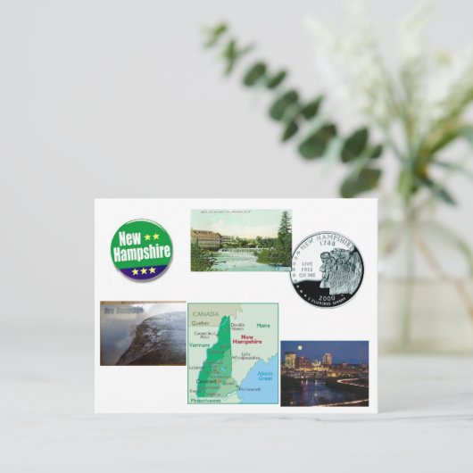 New Hampshire 1 Briefkaart (Staand voorkant)