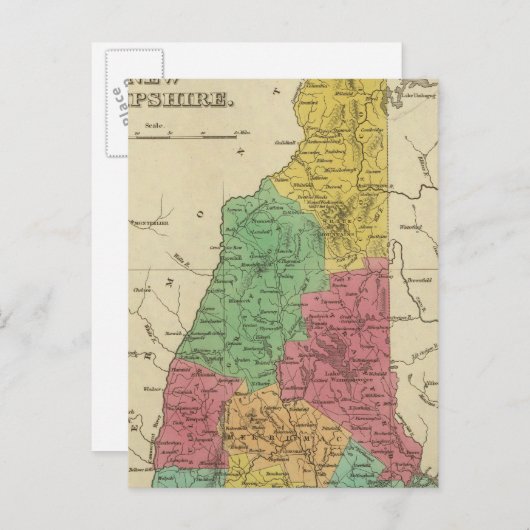 New Hampshire 2 Briefkaart (Voorkant / Achterkant)