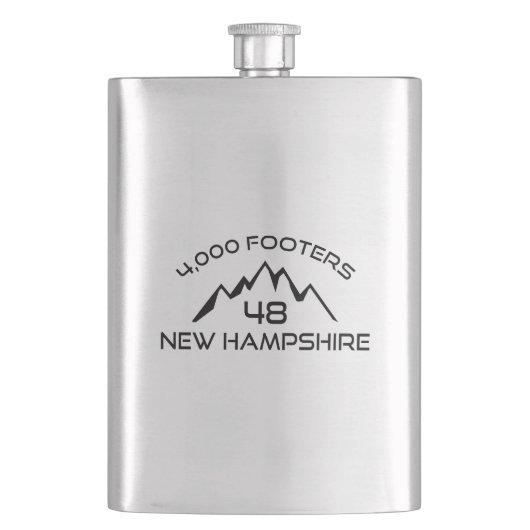 New Hampshire 4000 Footers Mountain Flacon (Voorkant)