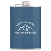 New Hampshire 4000 Footers Mountain Heupfles (Voorkant)
