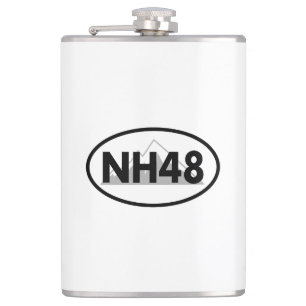 New Hampshire 48 Oval Heupfles