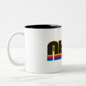 New Hampshire 48 Rainbow Tweekleurige Koffiemok (Links)