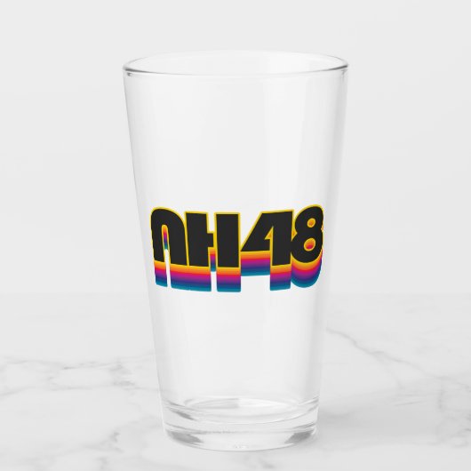 New Hampshire 48 Regenboog Glas (Voorkant)