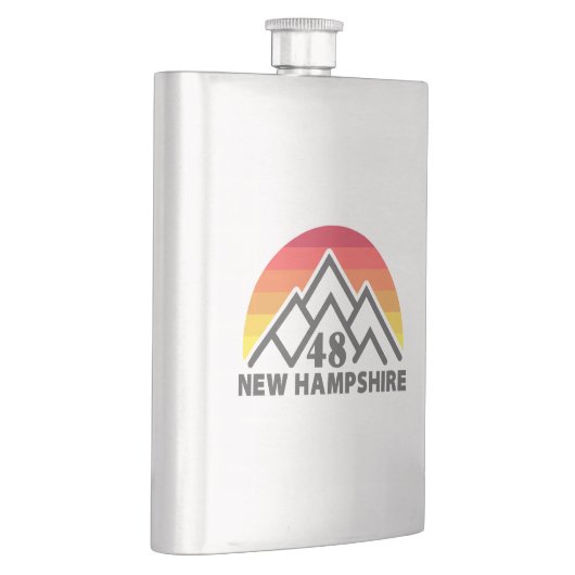 New Hampshire 48 Retro Mountain Flacon (Rechts)