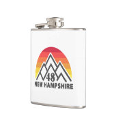New Hampshire 48 Retro Mountain Heupfles (Links)