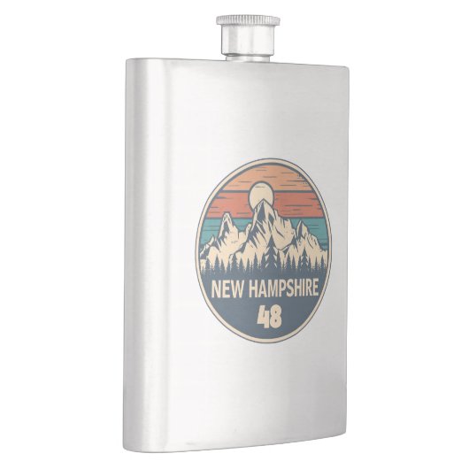 New Hampshire 48 zonsondergang Flacon (Rechts)