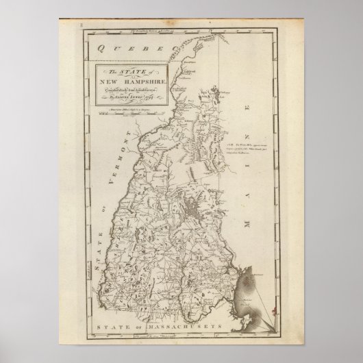 New Hampshire 4 Poster (Voorkant)