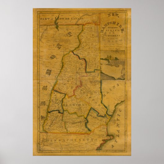 New Hampshire 4 Poster (Voorkant)