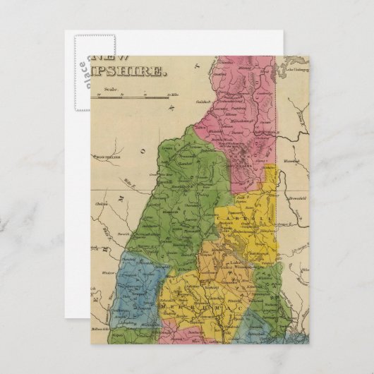 New Hampshire 6 Briefkaart (Voorkant / Achterkant)