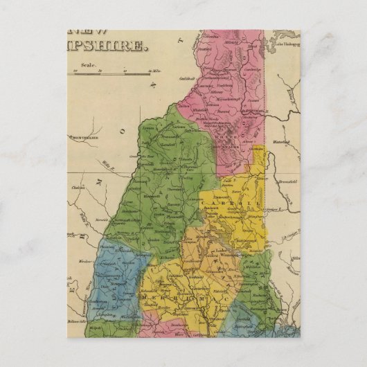 New Hampshire 6 Briefkaart (Voorkant)