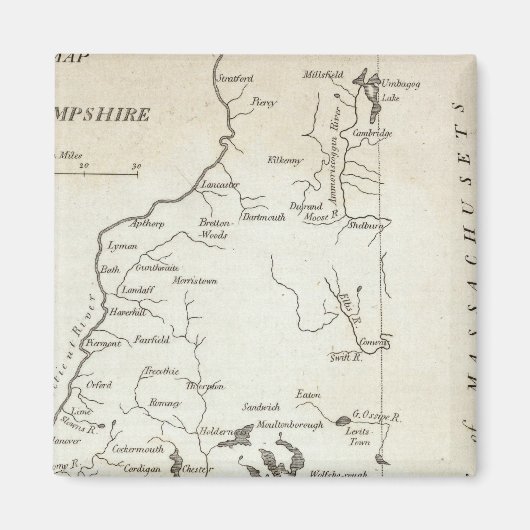 New Hampshire 7 Magneet (Voorkant)