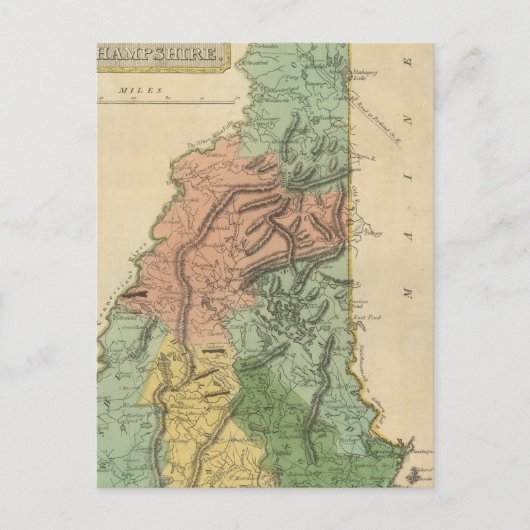 New Hampshire 8 Briefkaart (Voorkant)