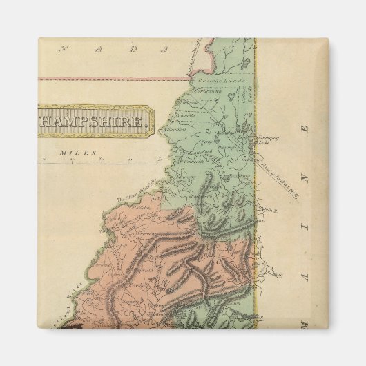 New Hampshire 8 Magneet (Voorkant)