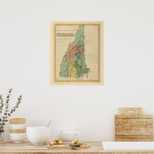 New Hampshire 8 Poster (Keuken)