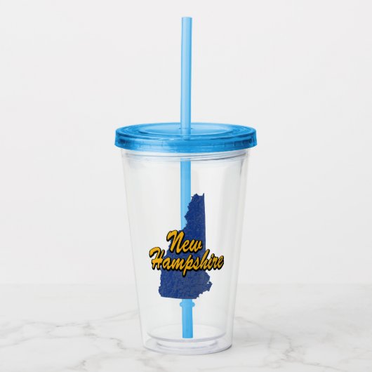 New Hampshire Acryl Drinkbeker (Voorkant)
