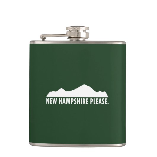New Hampshire alsjeblieft Heupfles (Voorkant)