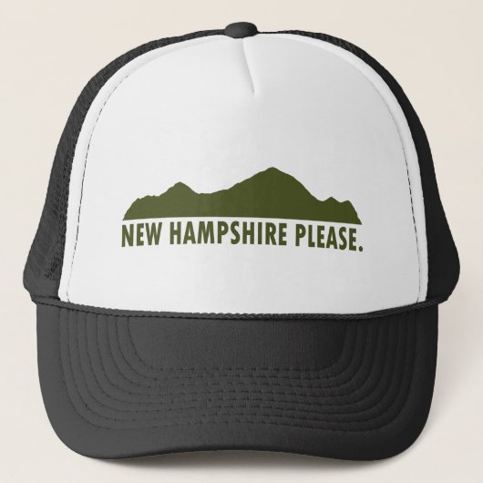 New Hampshire alsjeblieft Trucker Pet (Voorkant)