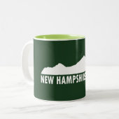 New Hampshire alsjeblieft Tweekleurige Koffiemok (Voorkant links)