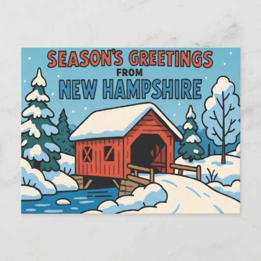 NEW HAMPSHIRE Ansichtkaart Briefkaart (Voorkant)