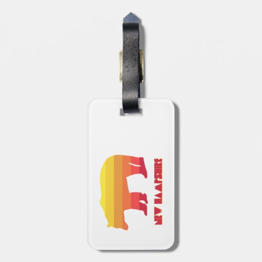 New Hampshire Beer Bagagelabel (Achterkant verticaal)