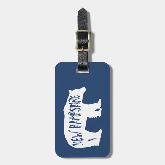 New Hampshire Beer Bagagelabel (Voorkant verticaal)