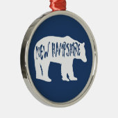 New Hampshire Beer Metalen Ornament (Rechts)