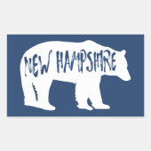 New Hampshire Beer Rechthoekige Sticker (Voorkant)