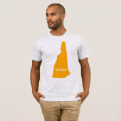New Hampshire Belong State Map T-shirt (Voorkant volledig)