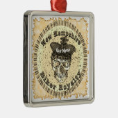 New Hampshire Biker Metalen Ornament (Rechts)