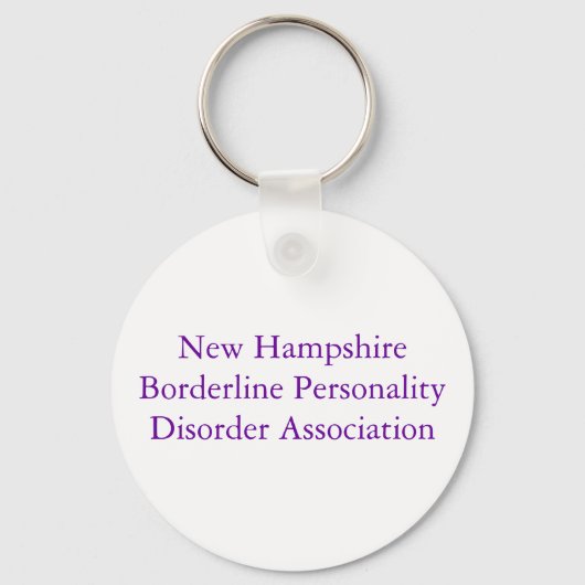New Hampshire Borderline Personality Disorder A.. Sleutelhanger (Voorkant)