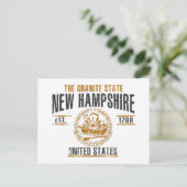 New Hampshire Briefkaart (Staand voorkant)