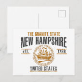 New Hampshire Briefkaart (Voorkant / Achterkant)
