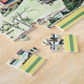 New Hampshire Briefkaart Kaart Jigsaw Puzzel (Zijkant)