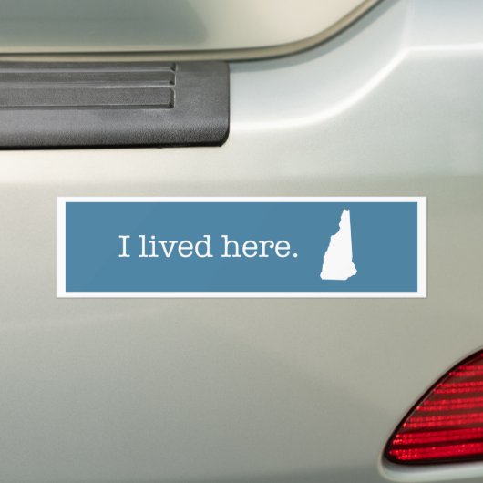 New Hampshire Bumpersticker (Op auto)