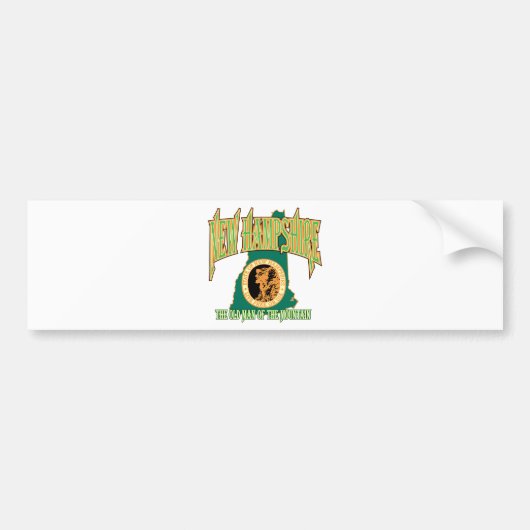 New Hampshire Bumpersticker (Voorkant)