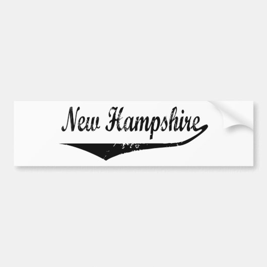 New Hampshire Bumpersticker (Voorkant)